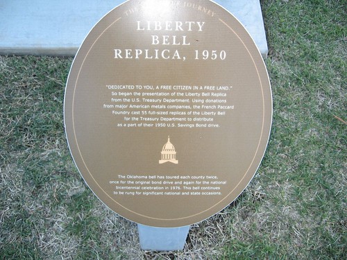 Oklahoma Liberty Bell Replica | Brock