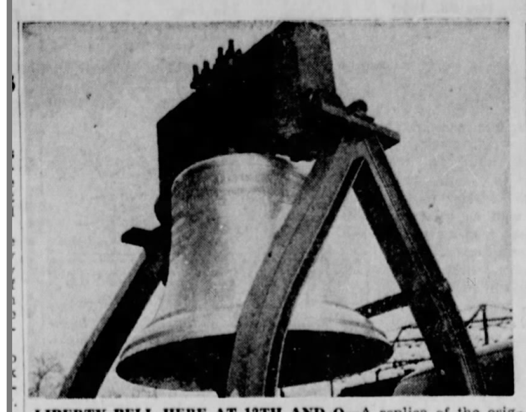 Nebraska Liberty Bell Replica 1950