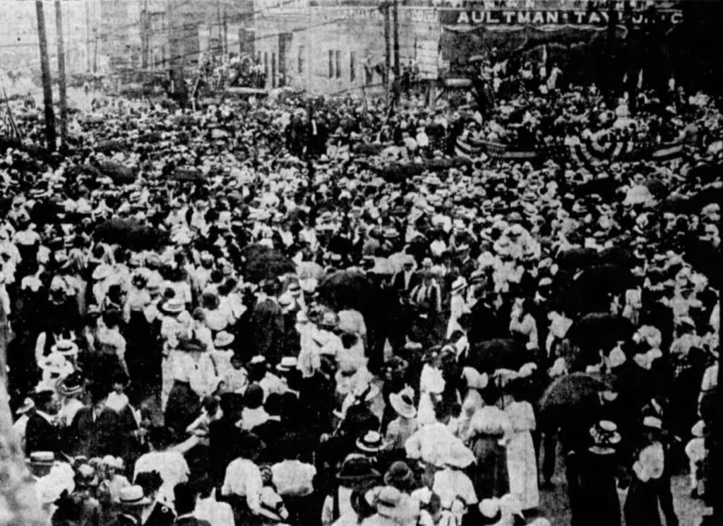 July 9, 1915 Liberty Bell visit, Lincoln Nebraska