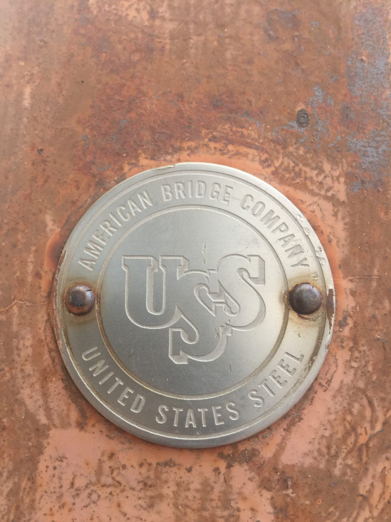 United States Steel / American Bridge Company badge, Wyoming Liberty Bell Replica