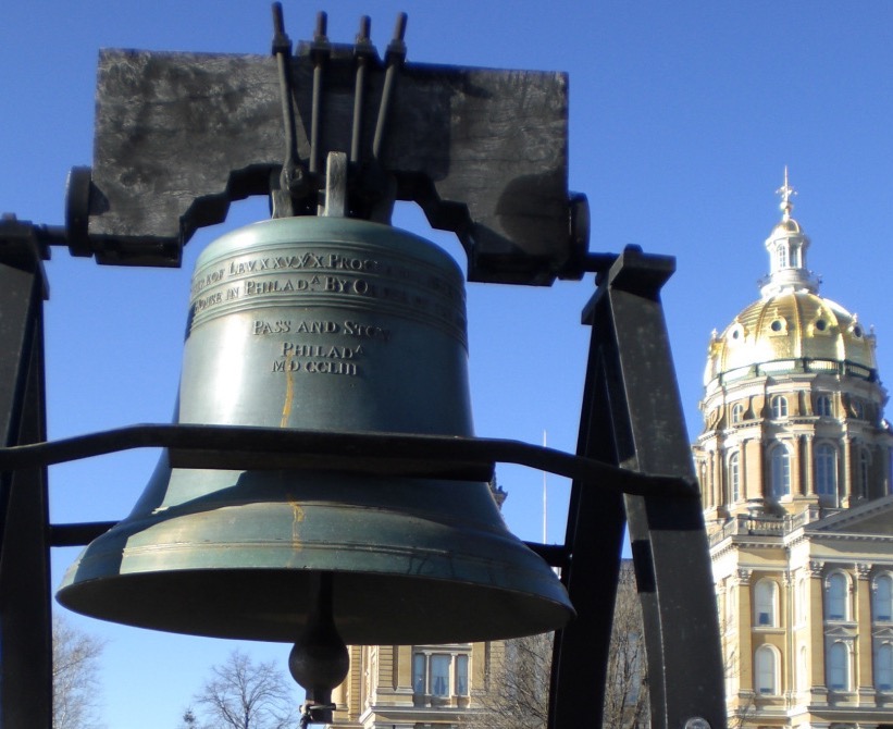 Iowa Liberty Bell replica