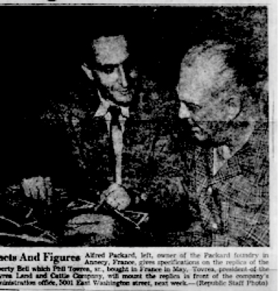Phil Tovrea and Alfred Packar 1950