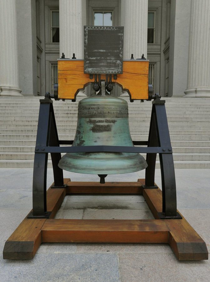 Josh Gibson Liberty Bell replica Washington D.C. Treasury 2017
