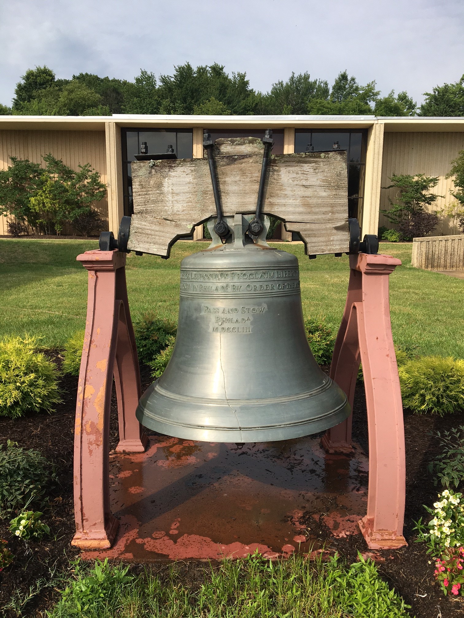 Fort Lincoln Cemetery Liberty Bell Replica
