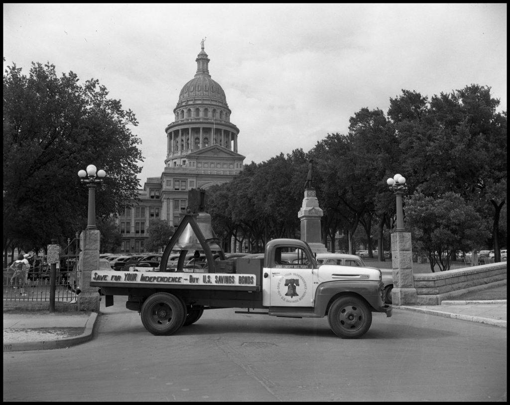 Texas Liberty Bell replica 1950