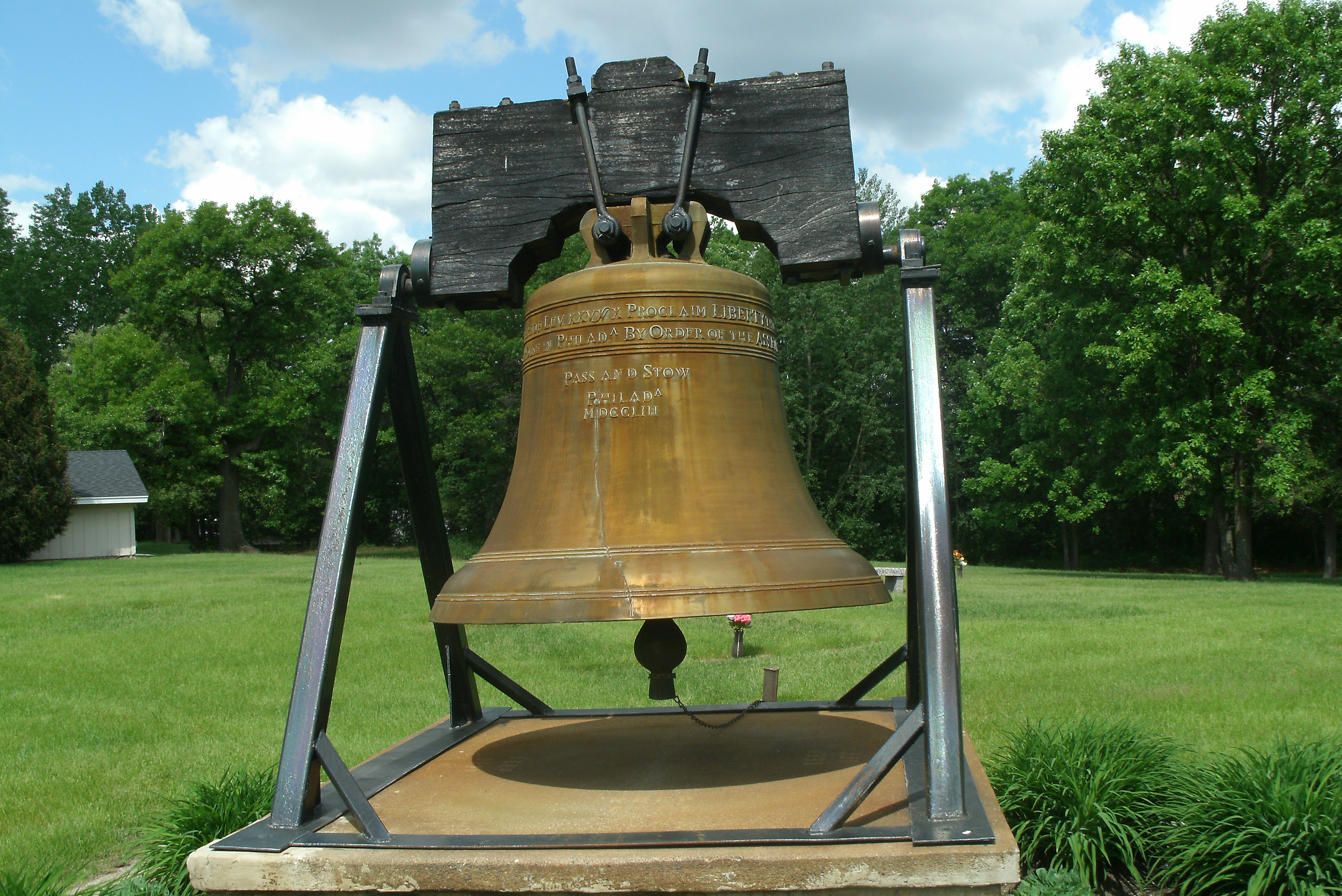 Reverend Joseph B. Head Liberty Bell Replica #1 Morningside Memorial Gardens, Coon Rapids MN