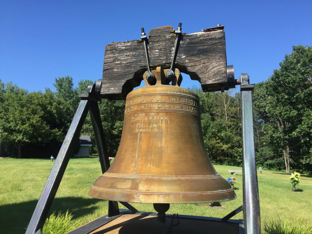 The Morningside Memorial Gardens Liberty Bell Replica, Coon Rapids, Minnesota