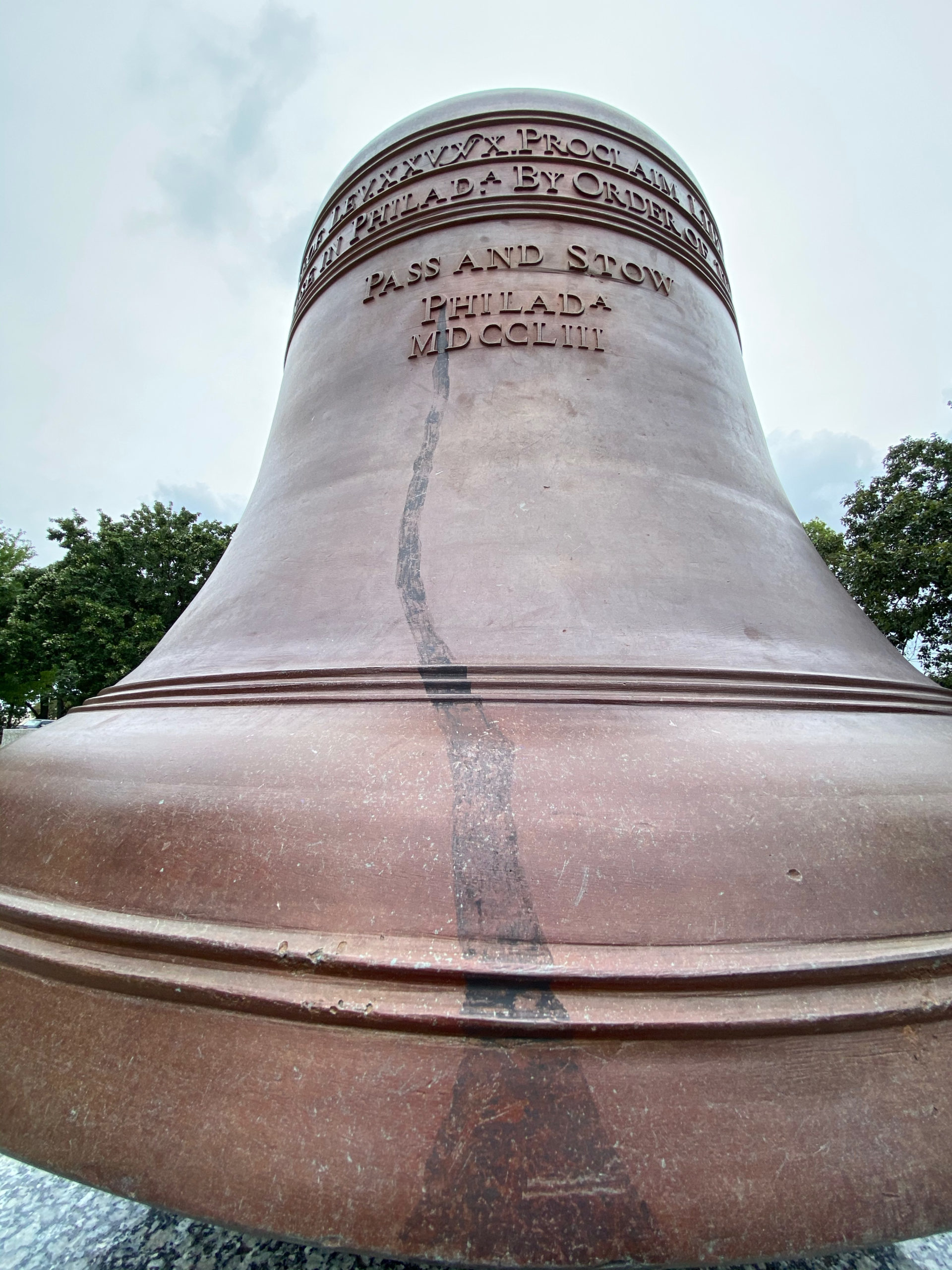 Melting Pot Liberty Bell replica