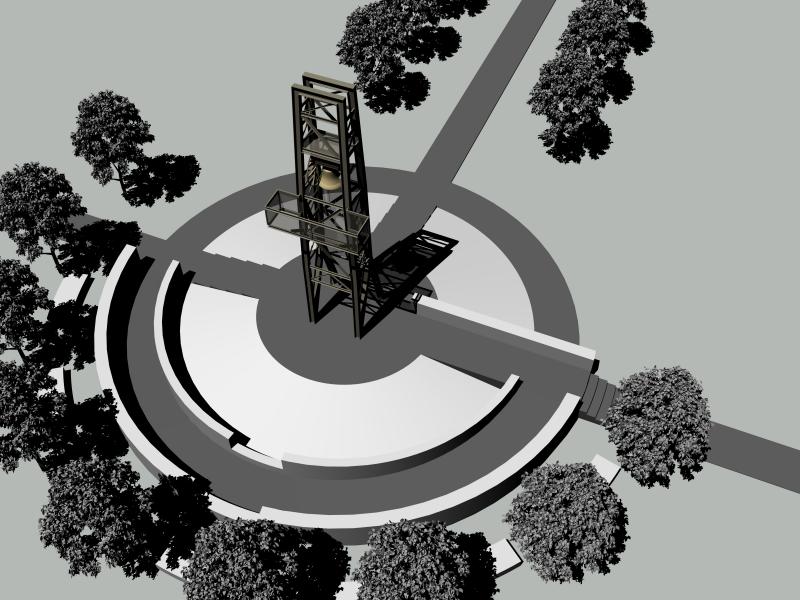 Proposed new bell tower for the liberty Liberty Bell