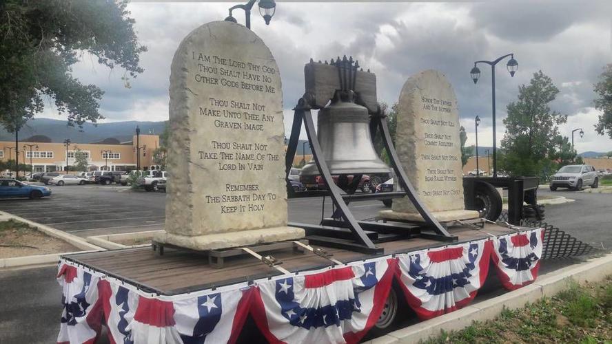David Hall’s Travelling Liberty Bell and Ten Commandments Memorial