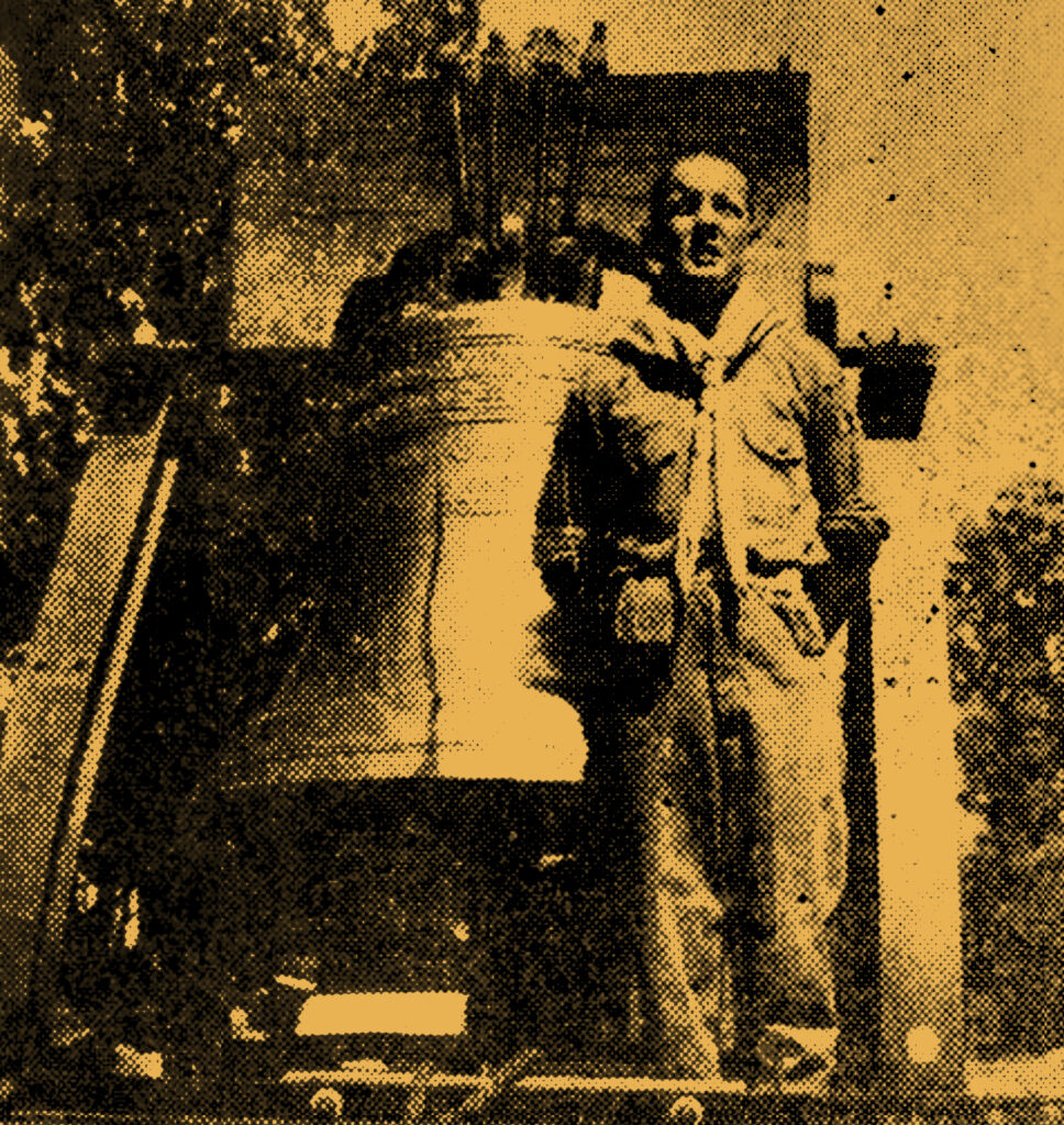Kansas Liberty Bell Replica 1950 + Boy Scout